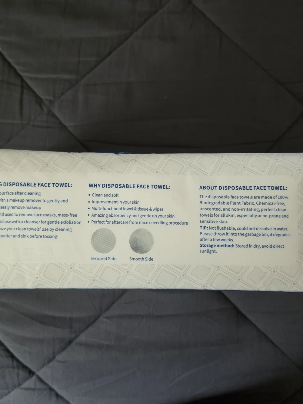 Disposable Face Towels - White (80 Count)